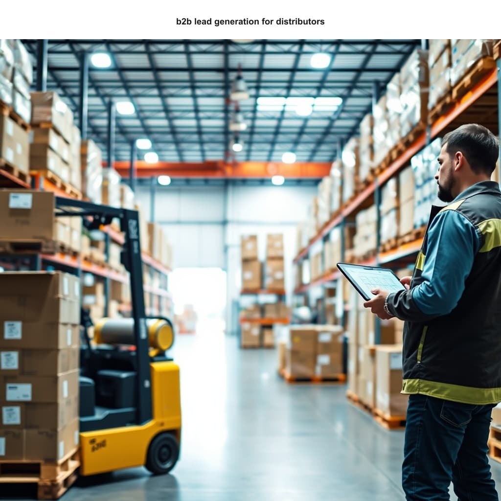 Illustration for B2B Lead Generation for Distributors: How Wholesale Companies Win New Accounts — visual guide overview