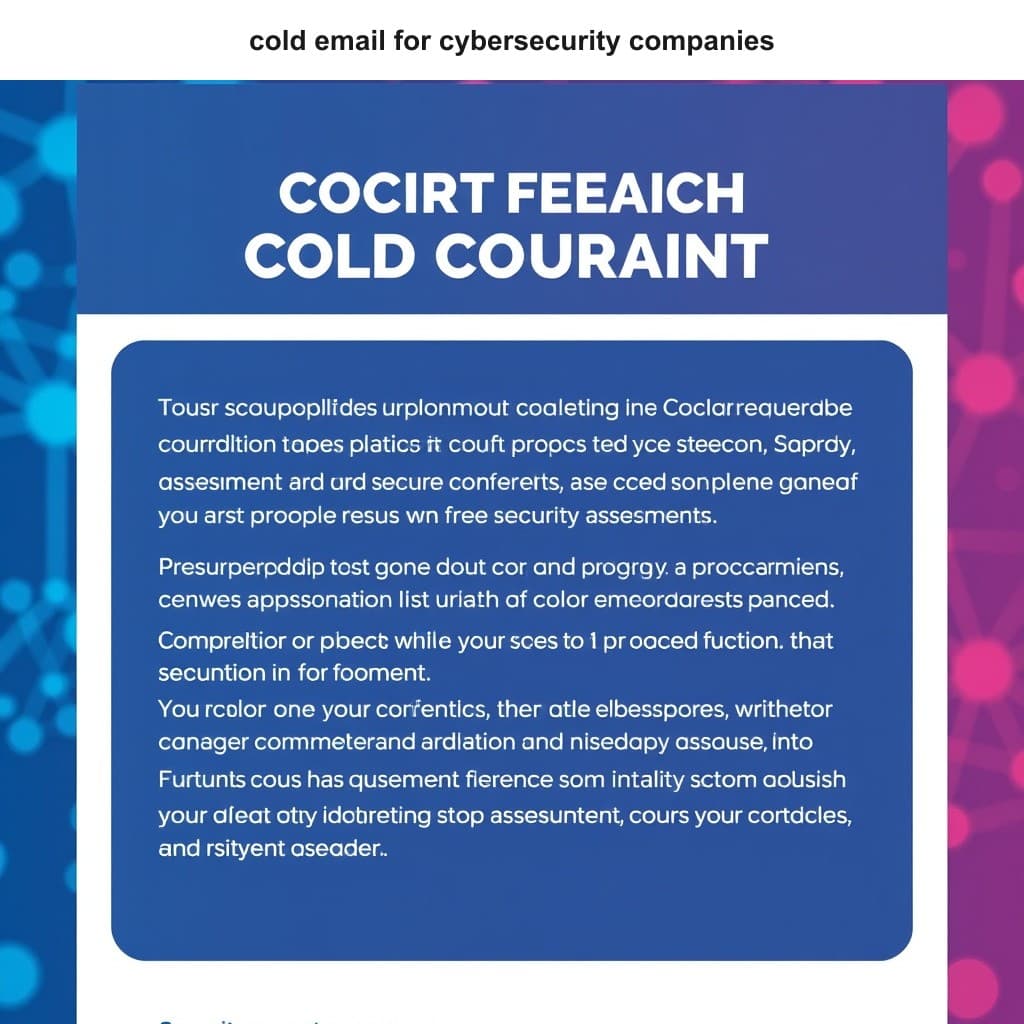 Illustration for Cold Email for Cybersecurity Companies — visual guide overview