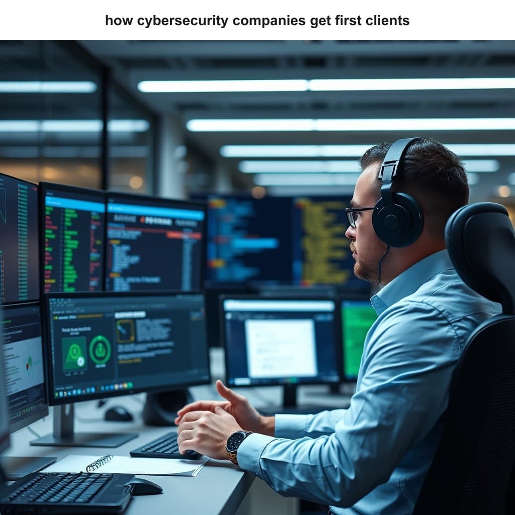 Step-by-step strategy breakdown for How Cybersecurity Companies Get Their First Clients