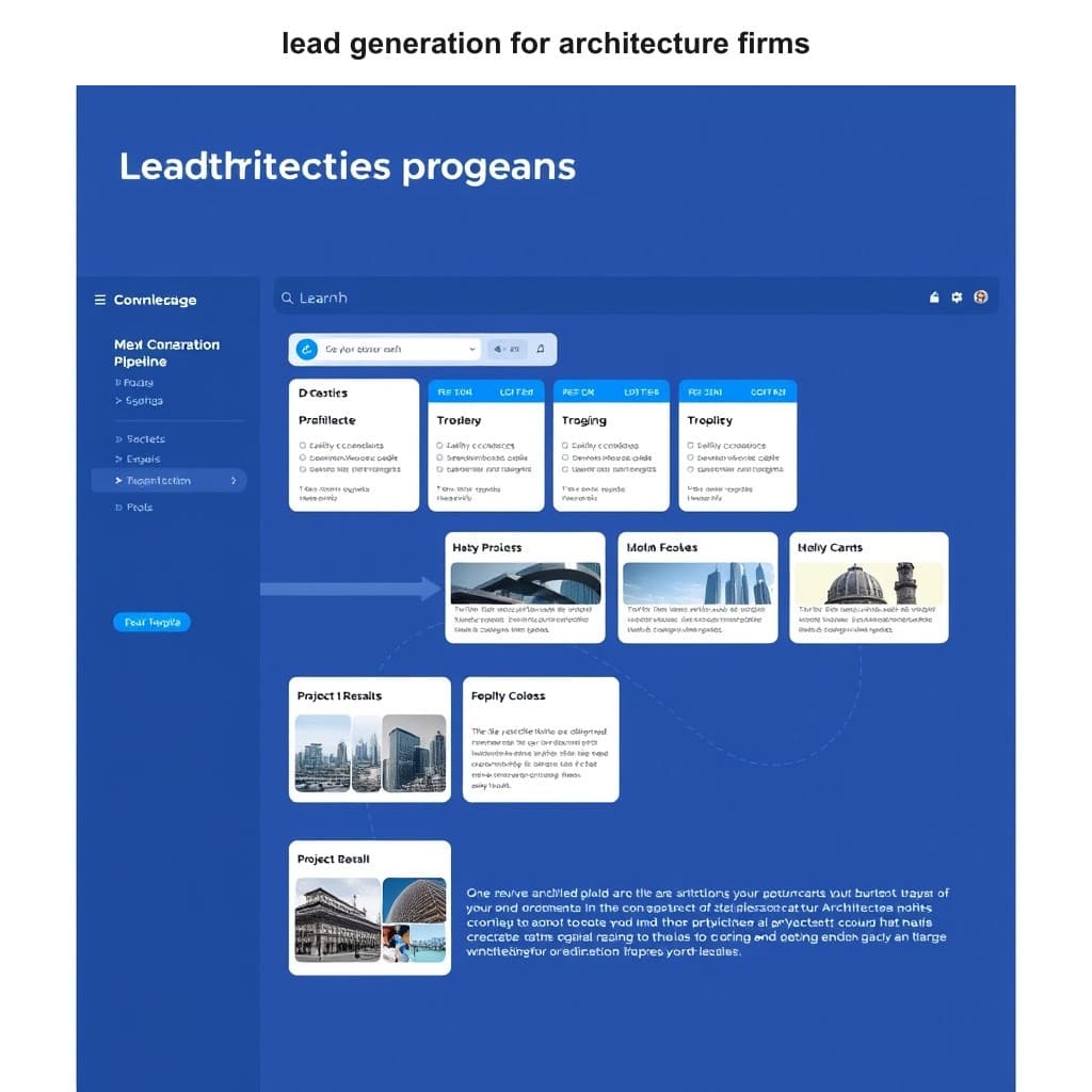 Illustration for Lead Generation for Architecture Firms — visual guide overview