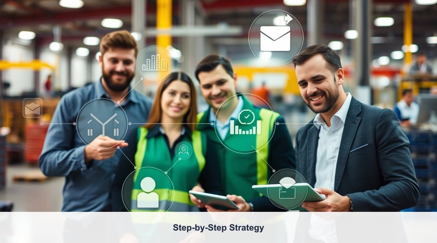 Step-by-step strategy breakdown for Multi-Channel Outreach for Manufacturing Companies