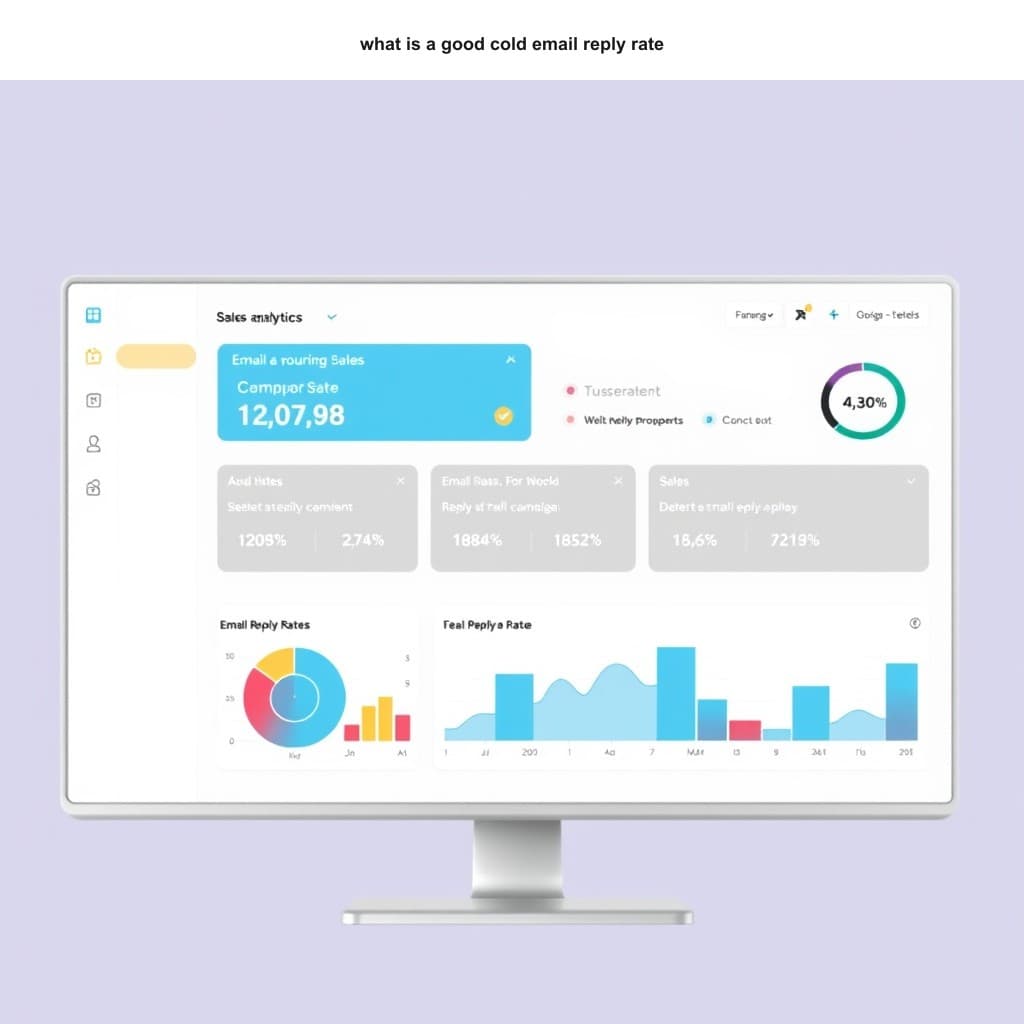 Illustration for What Is a Good Cold Email Reply Rate? Benchmarks by Industry and Seniority — visual guide overview