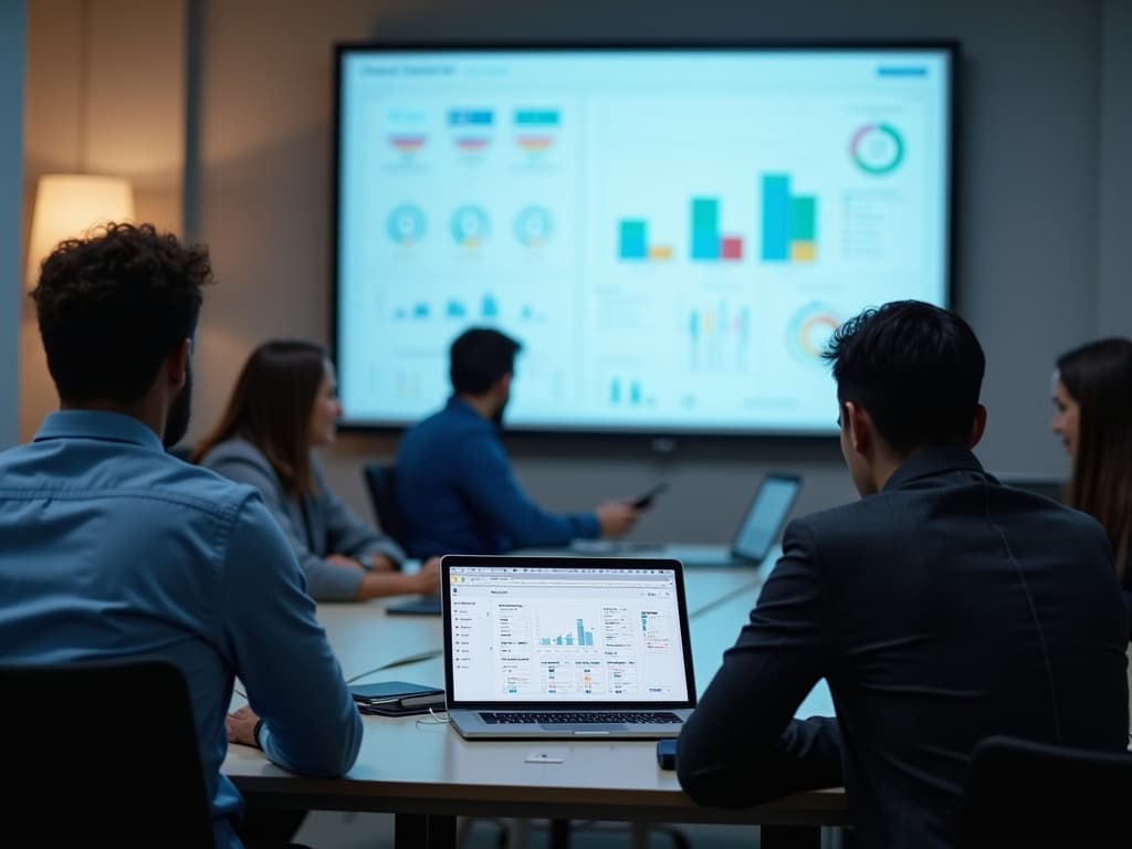 Team reviewing tutorial resources and campaign playbooks