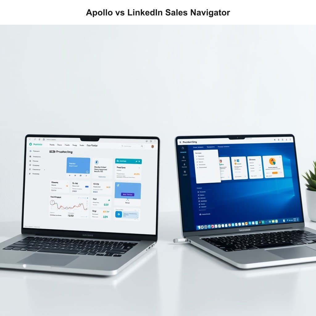 Illustration for Apollo vs LinkedIn Sales Navigator — visual guide overview