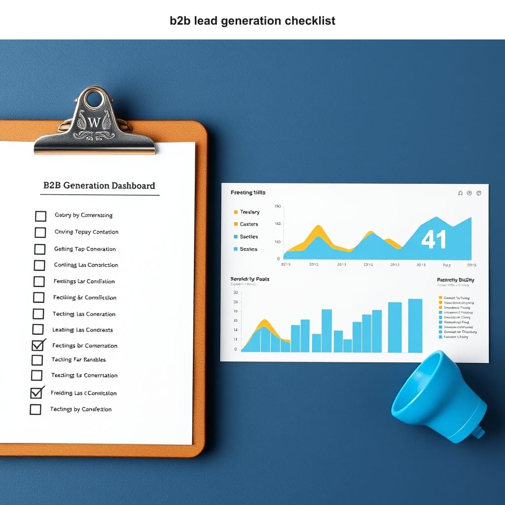 Illustration for B2B Lead Generation Checklist: 42 Checks Before You Launch a Campaign — visual guide overview
