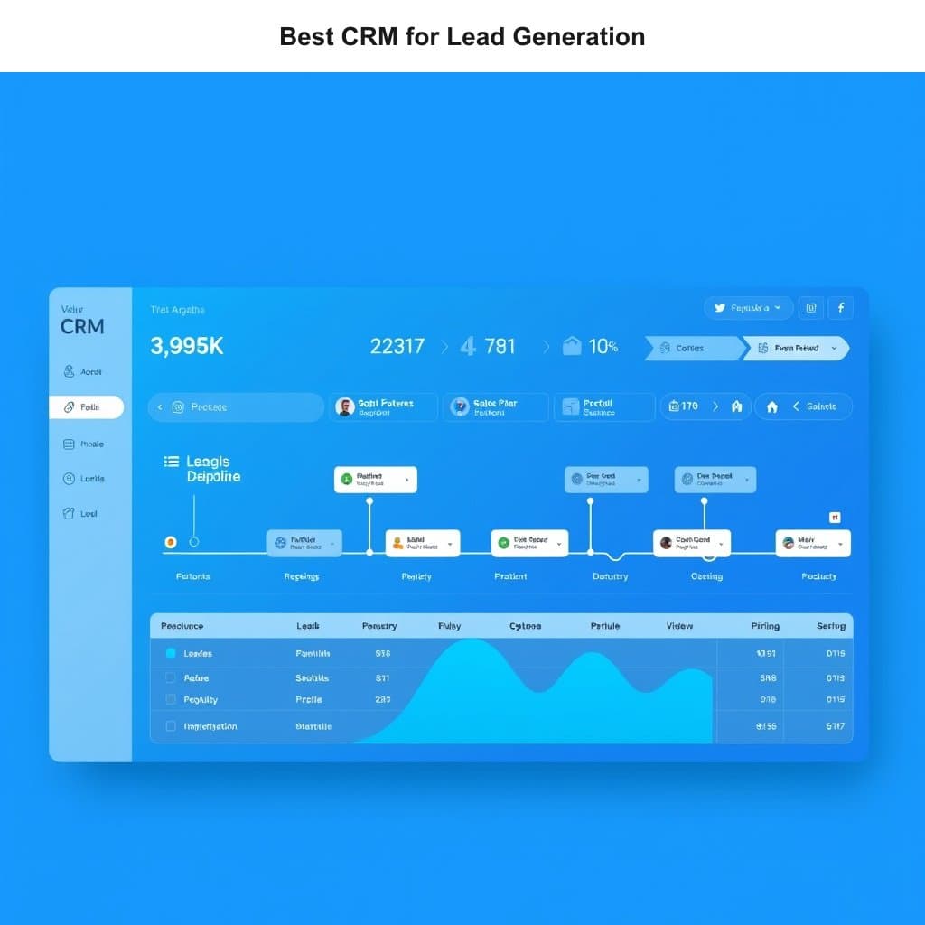 Illustration for Best CRM for Lead Generation — visual guide overview