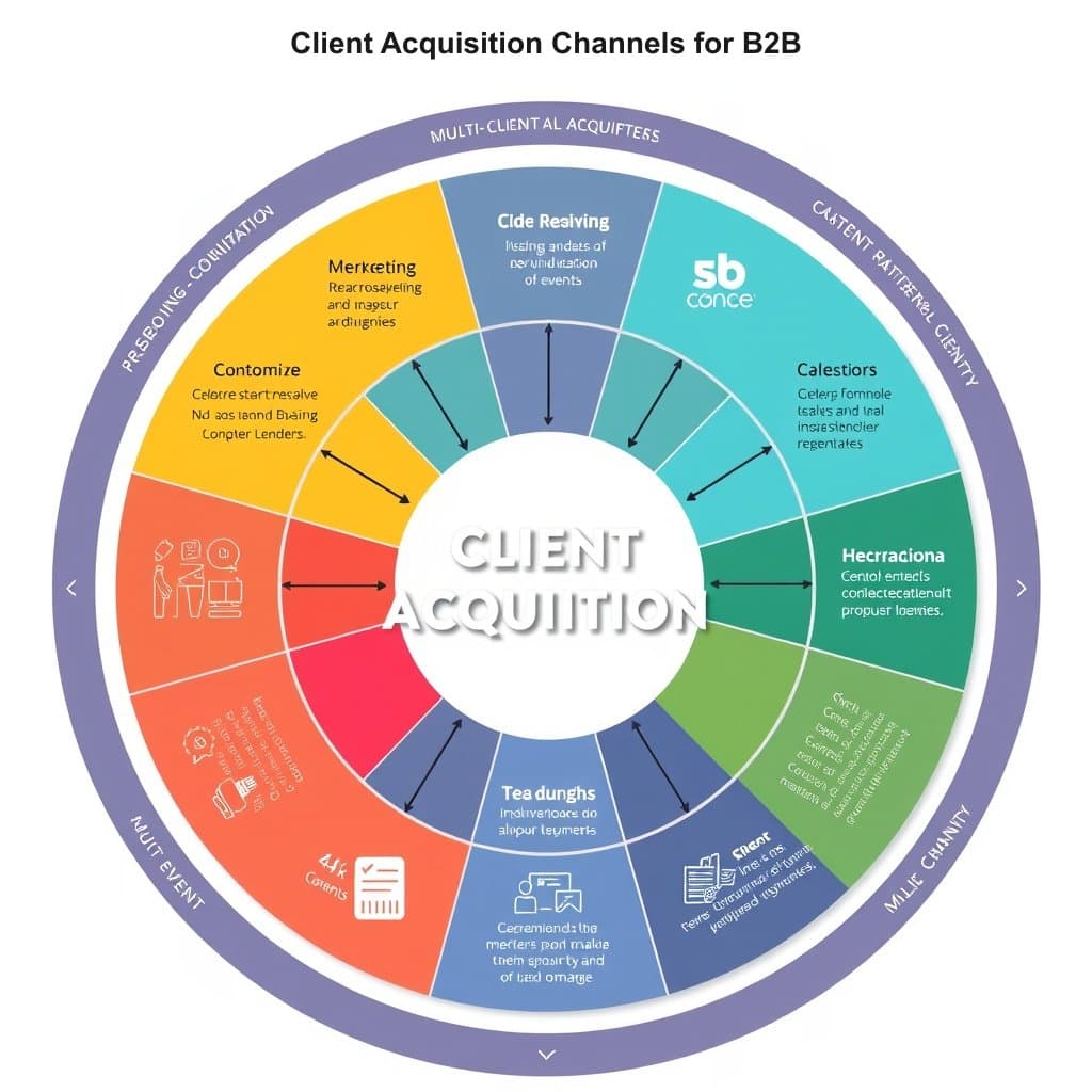 Illustration for Client Acquisition Channels for B2B — visual guide overview