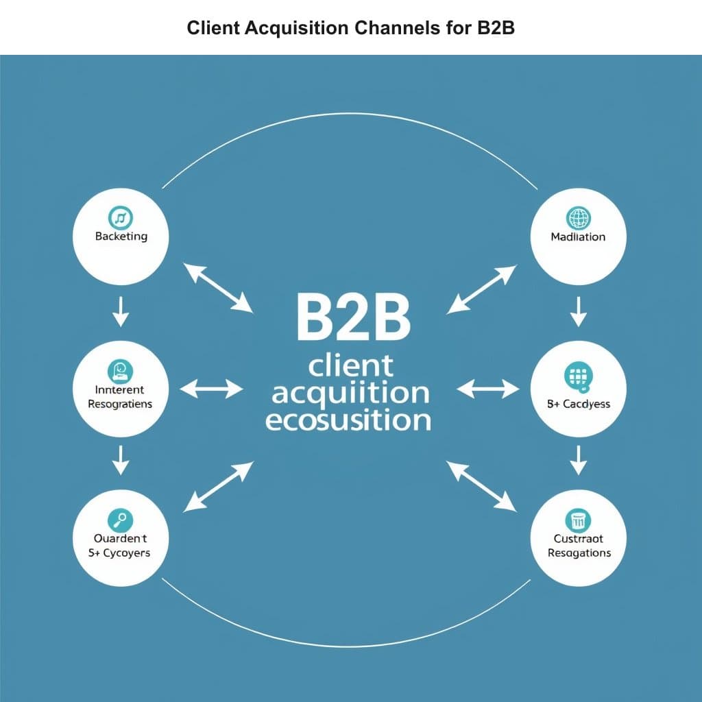 Step-by-step strategy breakdown for Client Acquisition Channels for B2B