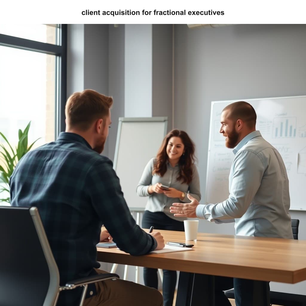 Illustration for Client Acquisition for Fractional CMOs, CFOs, and Operators — visual guide overview
