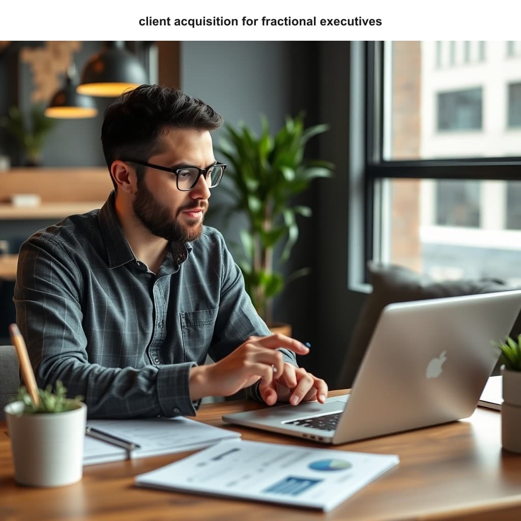 Step-by-step strategy breakdown for Client Acquisition for Fractional CMOs, CFOs, and Operators