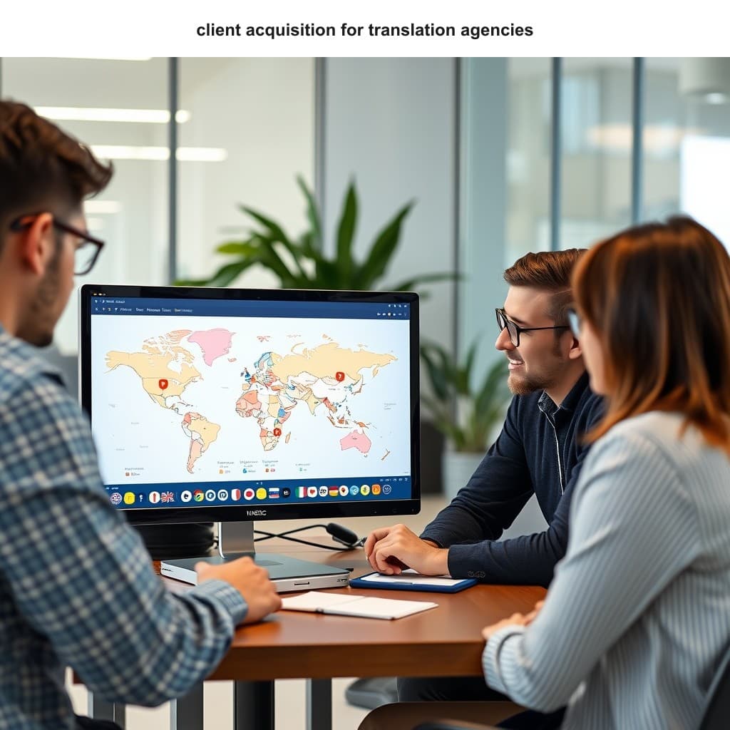 Illustration for Client Acquisition for Translation and Localization Agencies — visual guide overview
