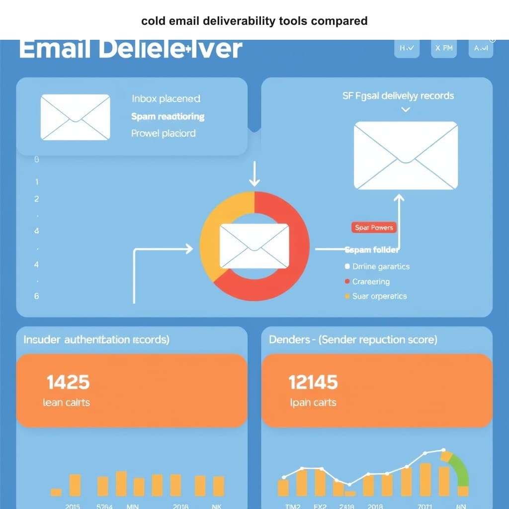 Illustration for Cold Email Deliverability Tools Compared: What Actually Protects Your Inbox — visual guide overview