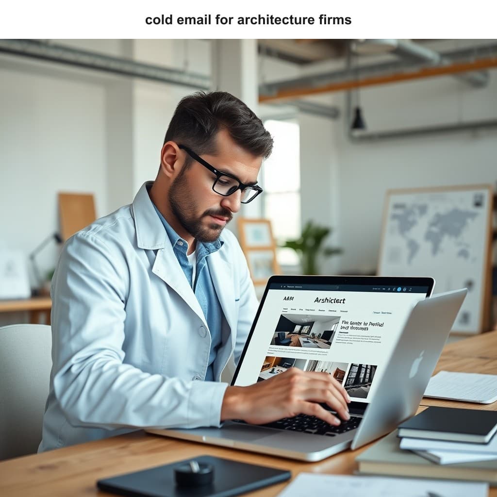 Step-by-step strategy breakdown for Cold Email for Architecture Firms