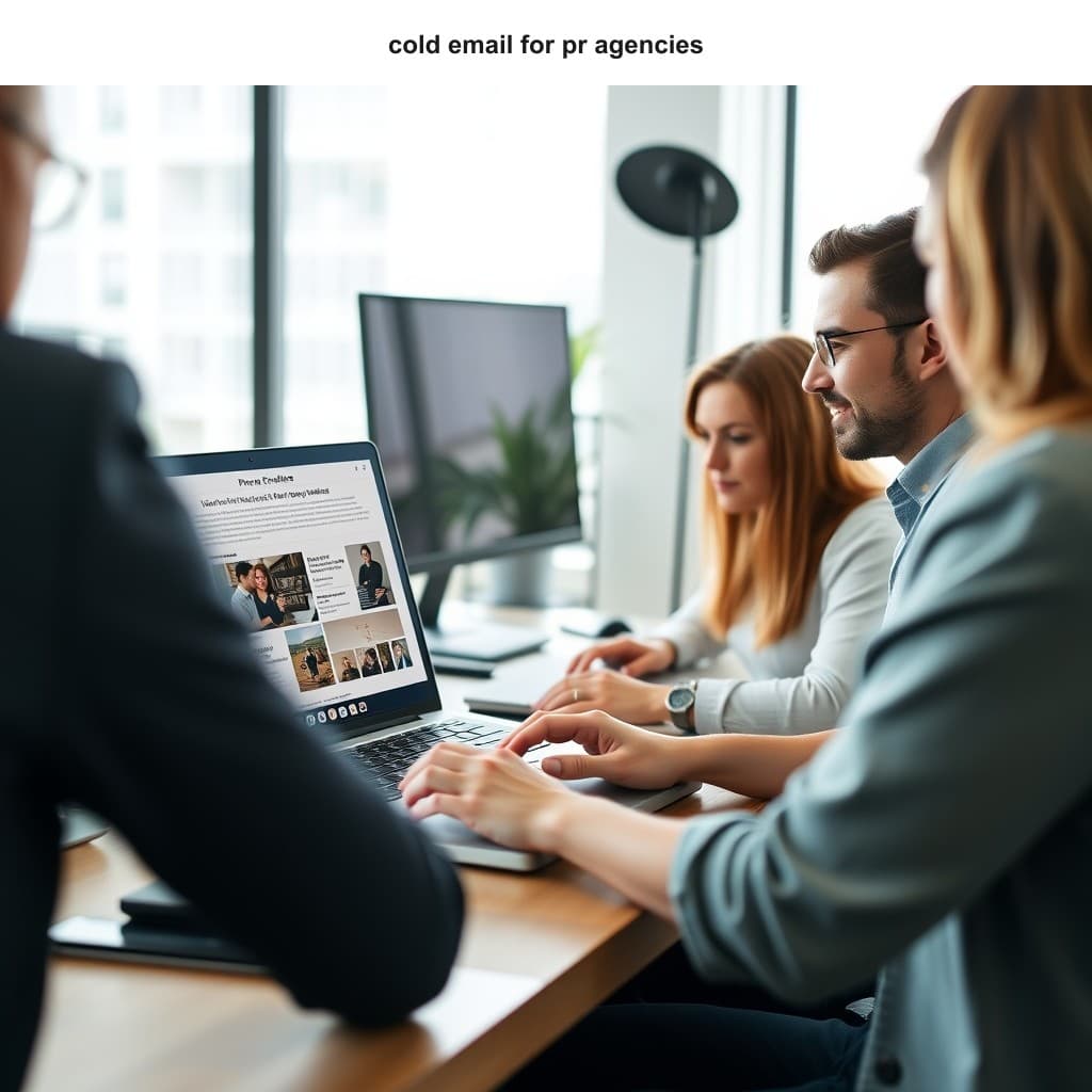 Illustration for Cold Email for PR Agencies That Books Meetings With Founders — visual guide overview