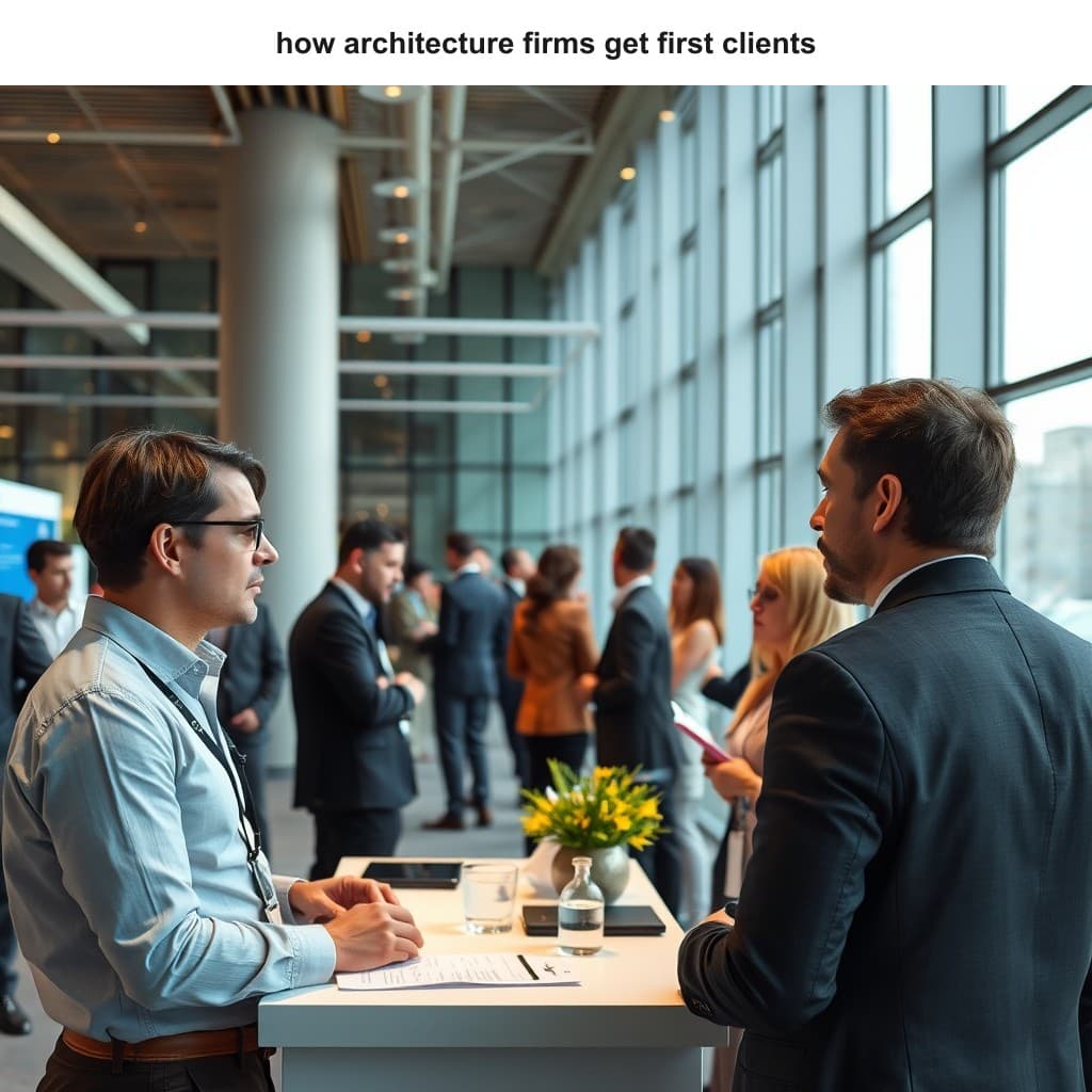 Step-by-step strategy breakdown for How Architecture Firms Get Their First Clients