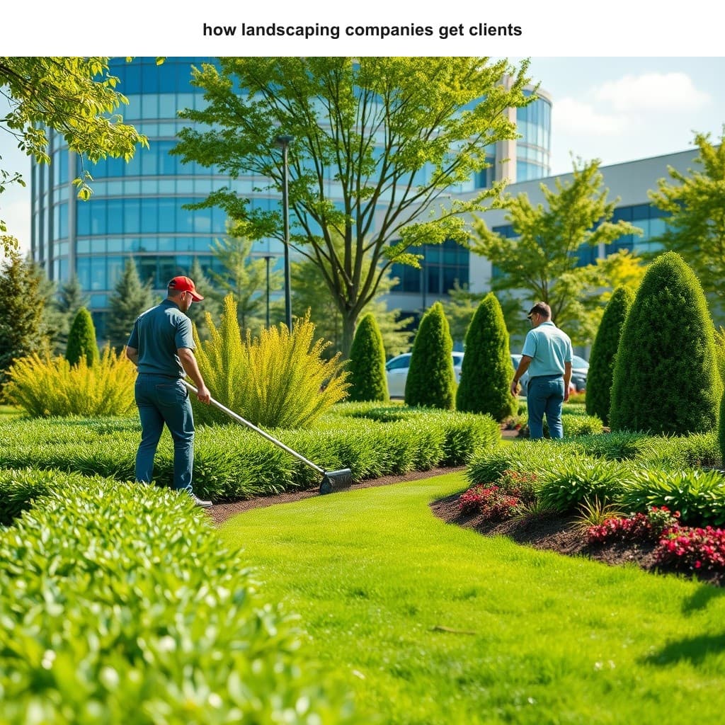 Illustration for How Landscaping Companies Get Commercial Clients and Recurring Contracts — visual guide overview