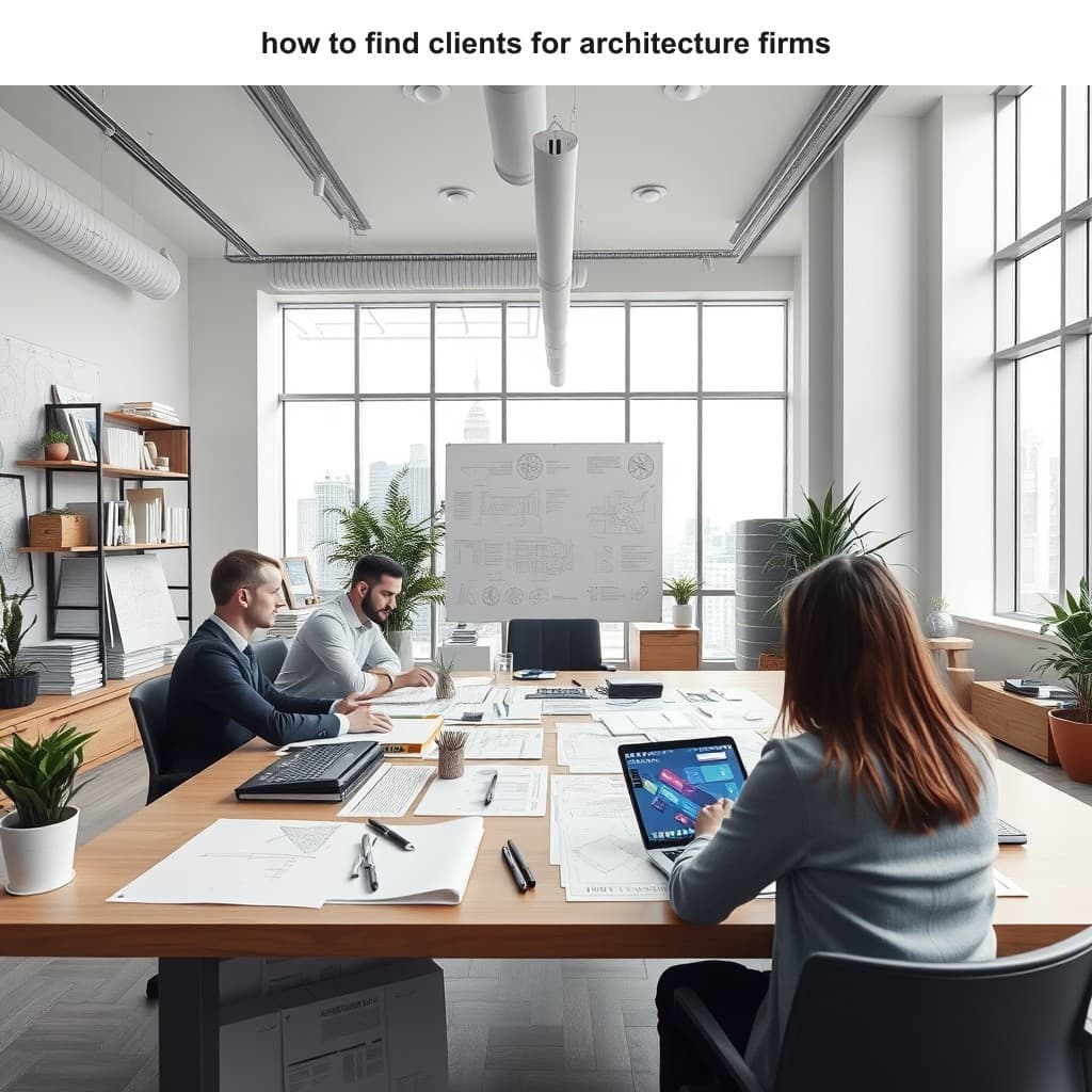 Illustration for How to Find Clients for Architecture Firms — visual guide overview