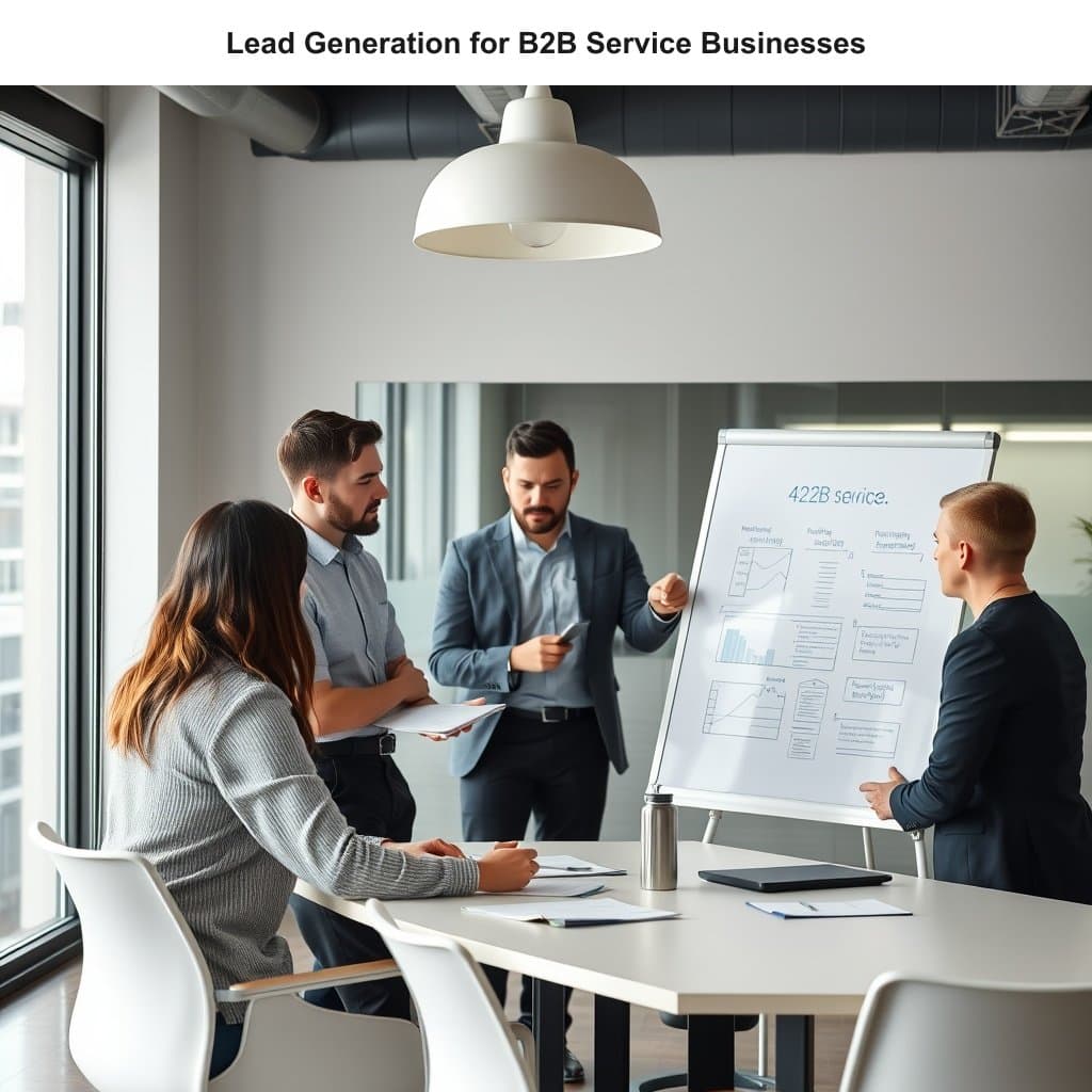 Illustration for Lead Generation for B2B Service Businesses — visual guide overview