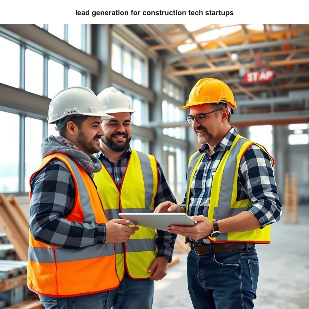 Illustration for Lead Generation for Construction Tech Startups That Reaches General Contractors — visual guide overview