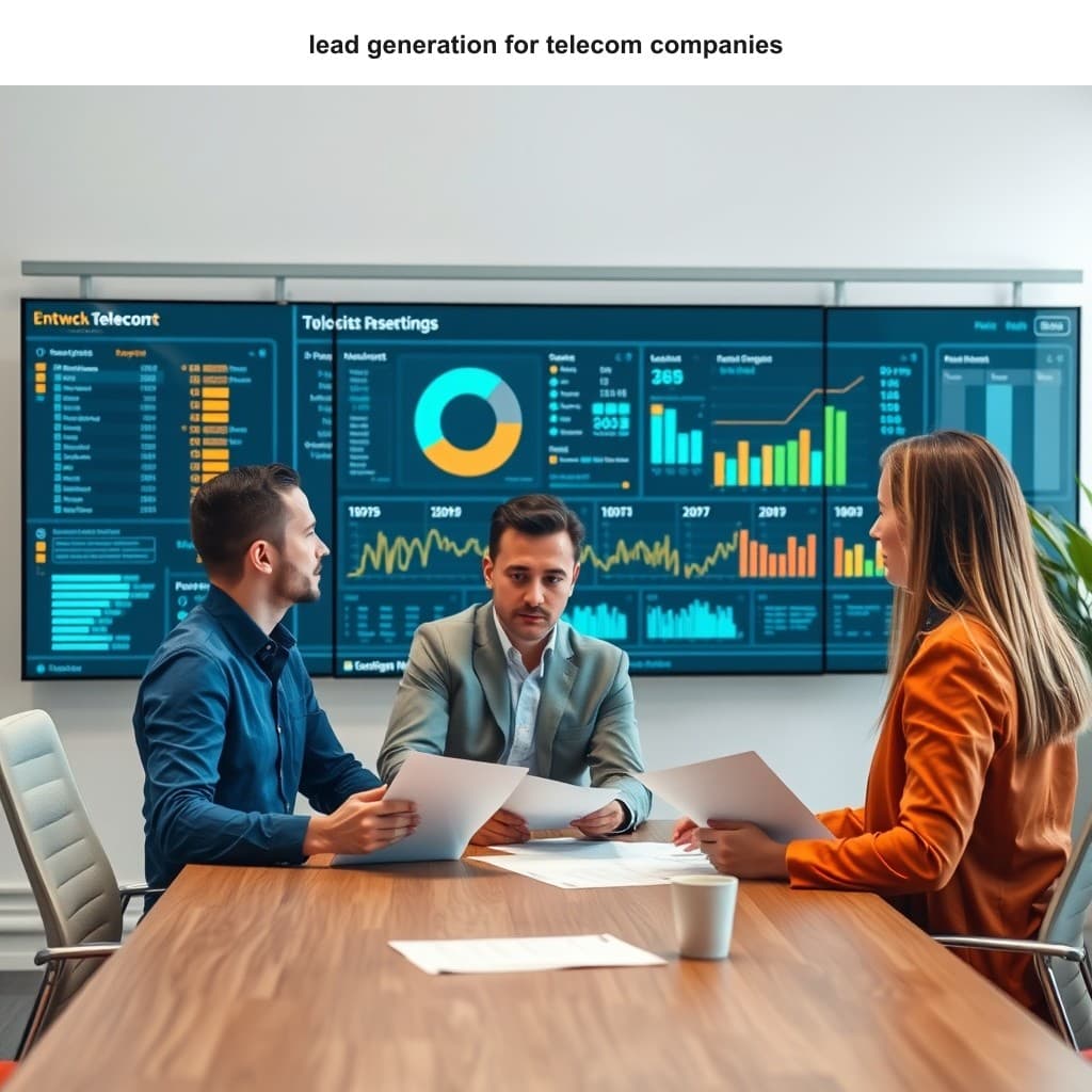 Illustration for Lead Generation for Telecom Companies: Win Enterprise and SMB Connectivity Contracts — visual guide overview