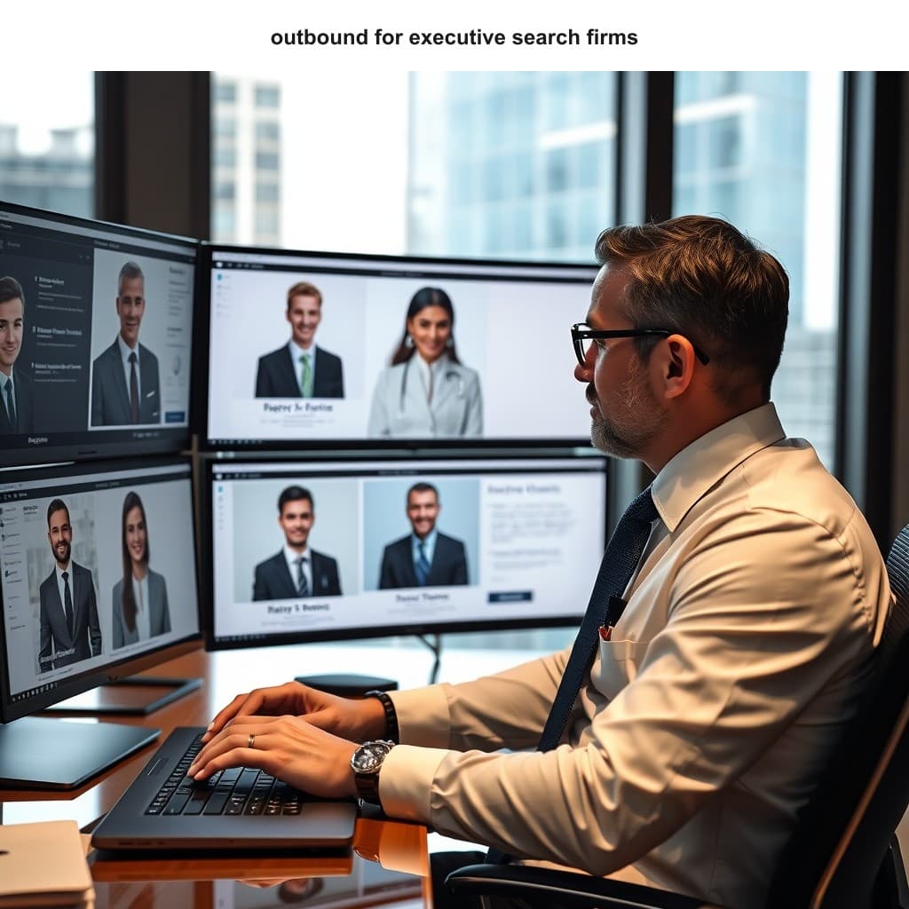 Illustration for Outbound for Executive Search Firms: Win Search Mandates From CEOs and Boards — visual guide overview