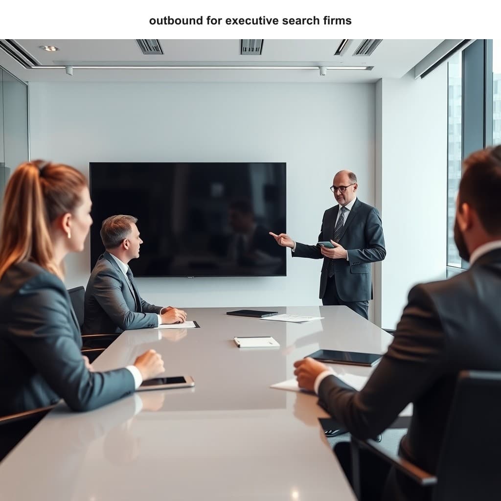 Step-by-step strategy breakdown for Outbound for Executive Search Firms: Win Search Mandates From CEOs and Boards