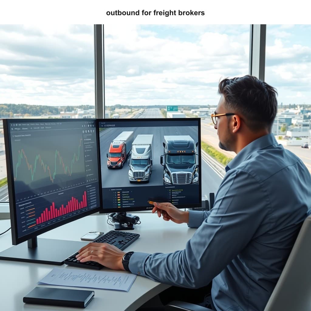 Illustration for Outbound Sales for Freight Brokers: Win Shippers Without Cold-Calling Blind — visual guide overview