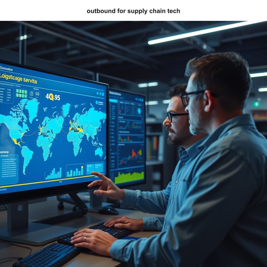 Illustration for Outbound for Supply Chain Technology Companies That Reaches Logistics Leaders — visual guide overview