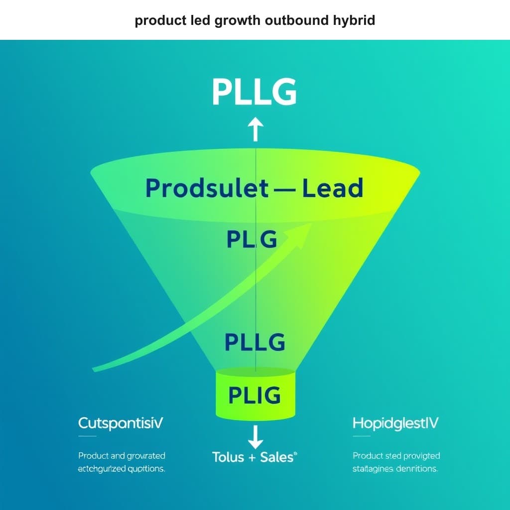 Illustration for Product-Led Growth and Outbound Hybrid Strategy — visual guide overview